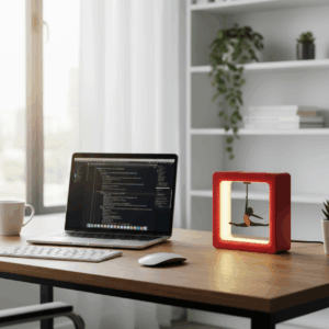 Luminária Quadrum ArteLuce Rosa Ginastica